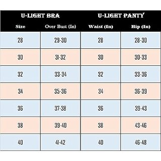 U-Light Women Non-Padded Bra &Amp; Panty Set | Regular Lingerie Set | Bra Panty Set view 2