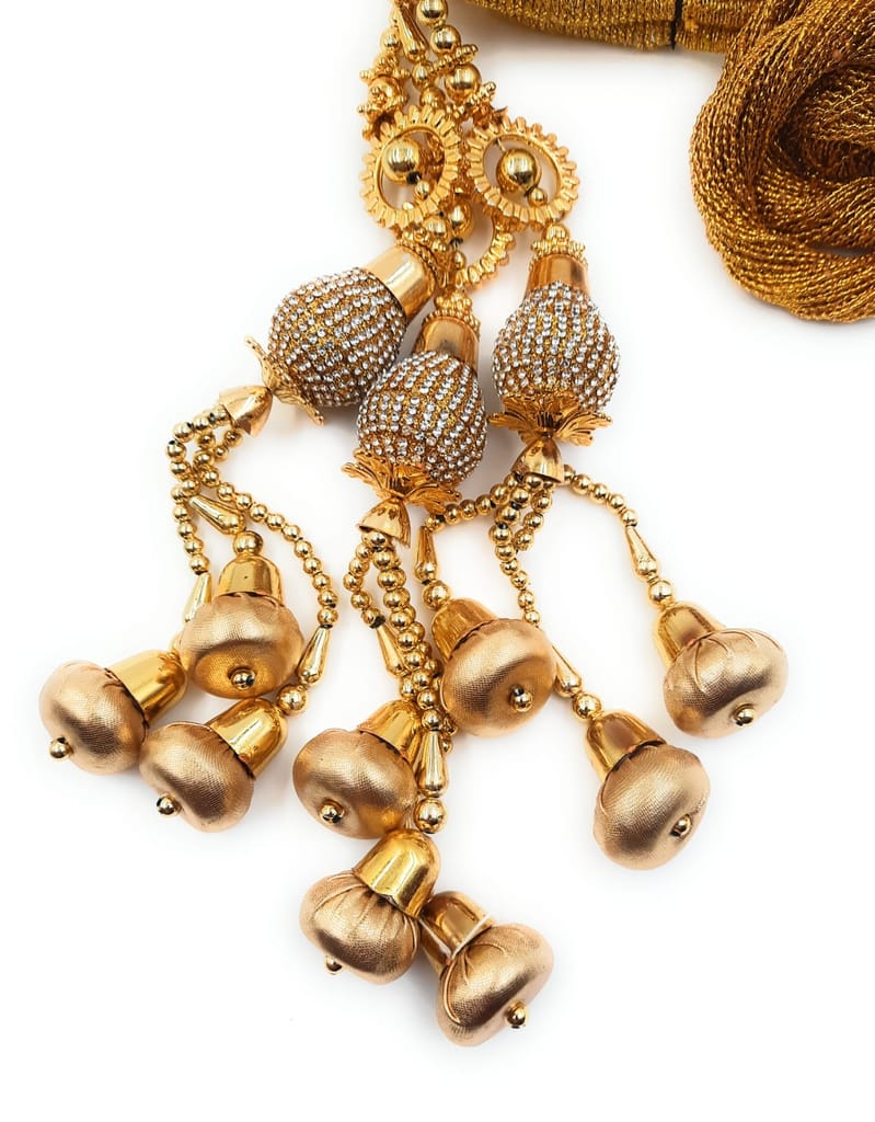 Golden Dori Punjabi Paranda/Parandi for Women (1 piece) view 2