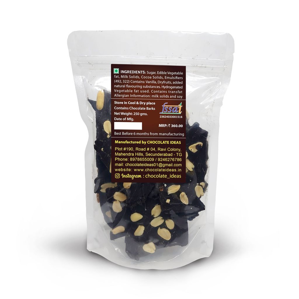 Chocolate Bark - Salted Peanuts view 2