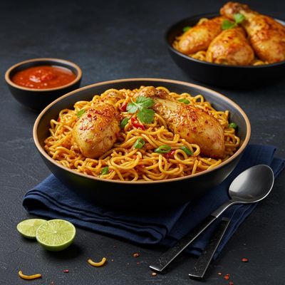 Peri Peri Chicken Maggi