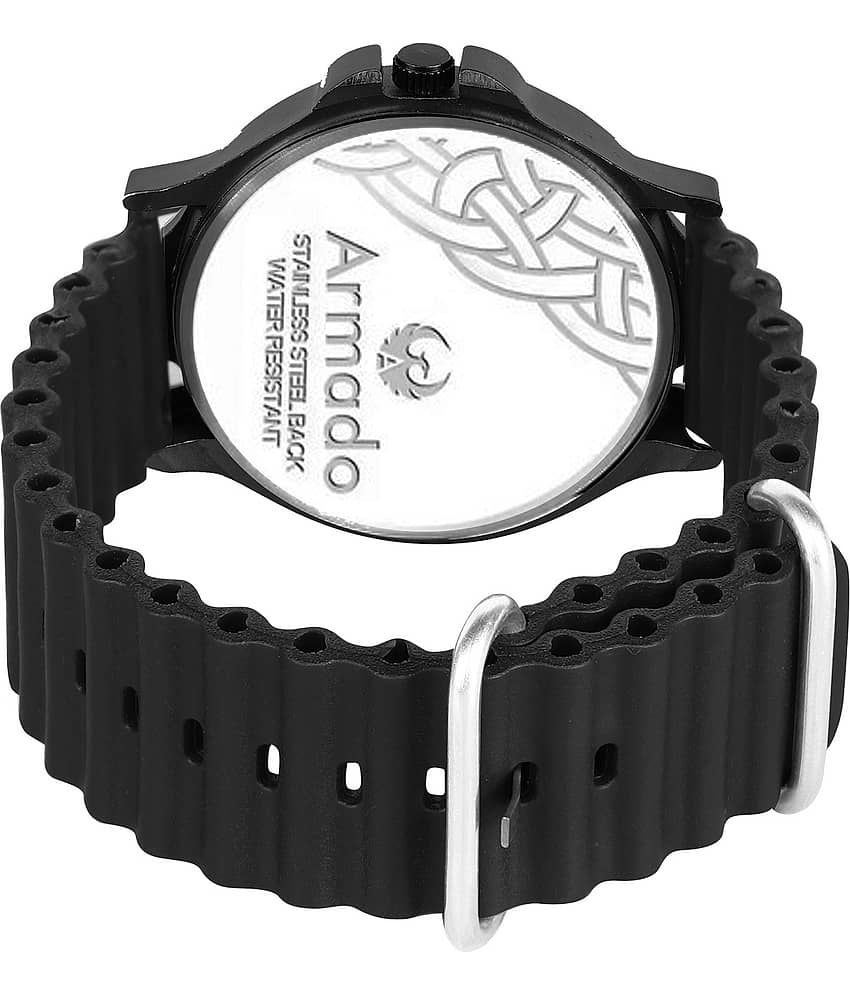 Armado Light Grey Silicon Analog Men's Watch view 2