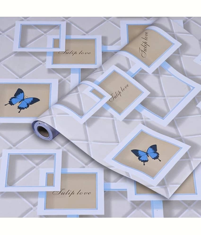 butterfly BULE WHITE