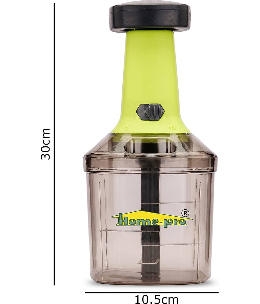 HomePro - Multicolor Plastic Mannual Chopper 1000 ml ( Pack of 2 ) view 2
