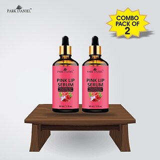 PARK DANIEL Pink Lip Serum Oil -With Vitamin E- For Glossy & Shiny Lips with Moisturizing Effect-Fruity Flavor- Men & Women Combo pack of 2 bottles of 30 ml(60 ml) Natural (Pack of: 2, 60 g) view 2