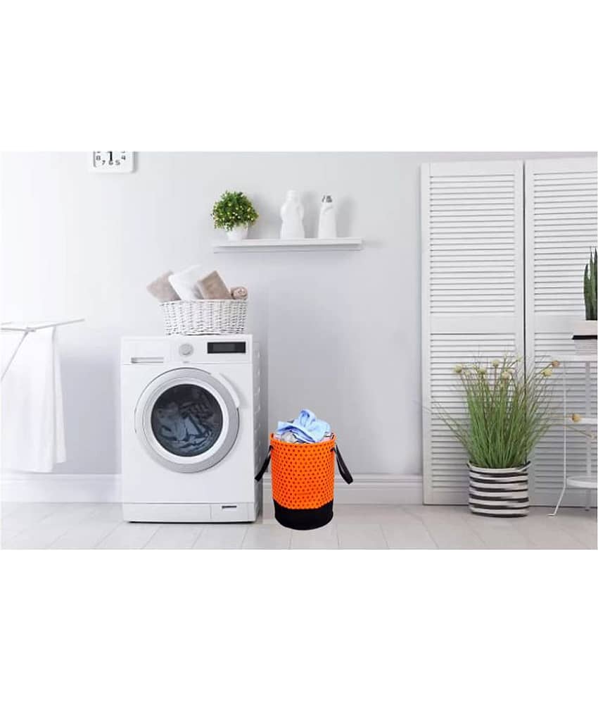SH. NASIMA - Orange Laundry Bag view 2