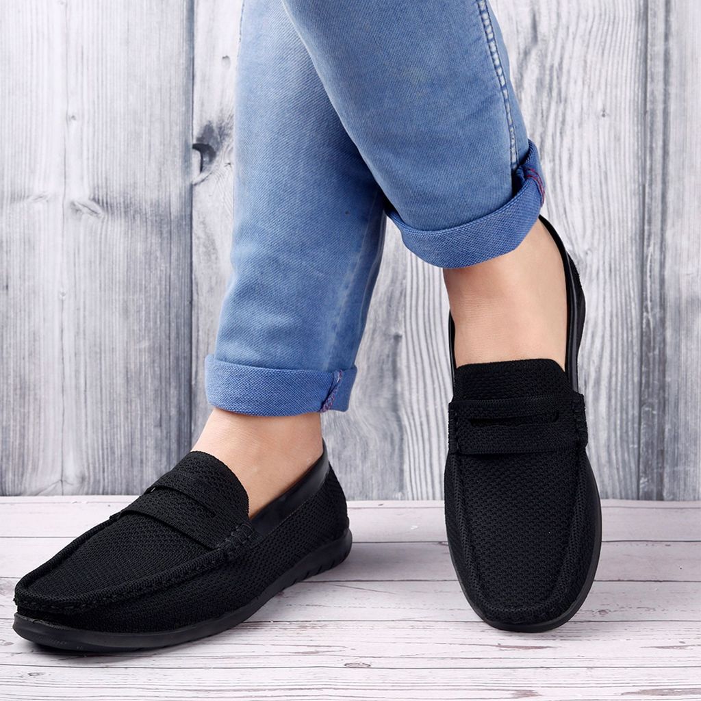 Men's Faux Leather Breathable Fabric Stylish Loafers view 2