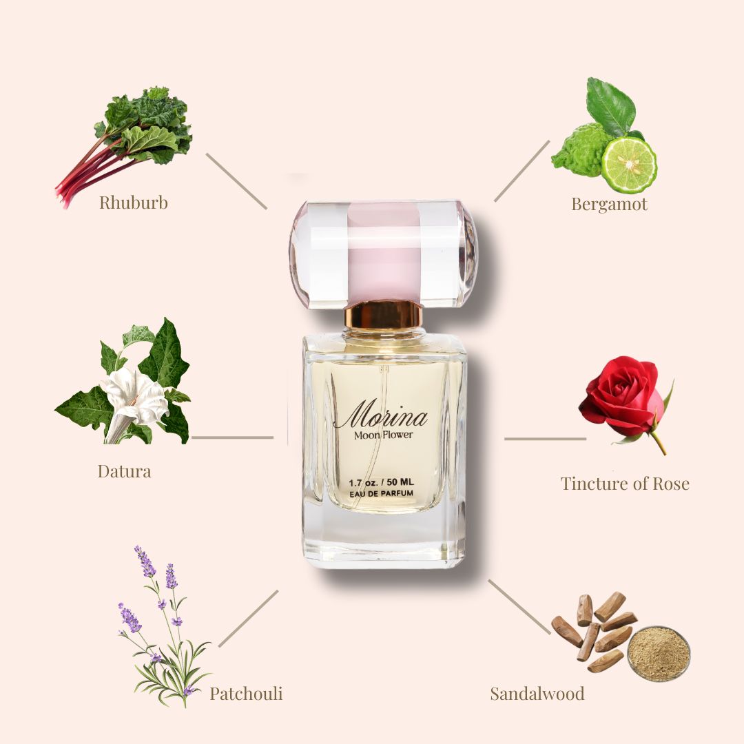 Morina Moonflower Perfume with White Florals & Sandalwood - 50 ml view 2
