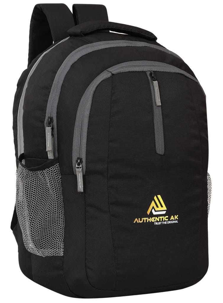 AUTHENTIC AK Laptop Backpack Lastest Design In Multicolor For Men &Women (LAPTOP 28L BACKPACK COLLEGE BAG(BLACK) AAK142, Multicolor) view 2