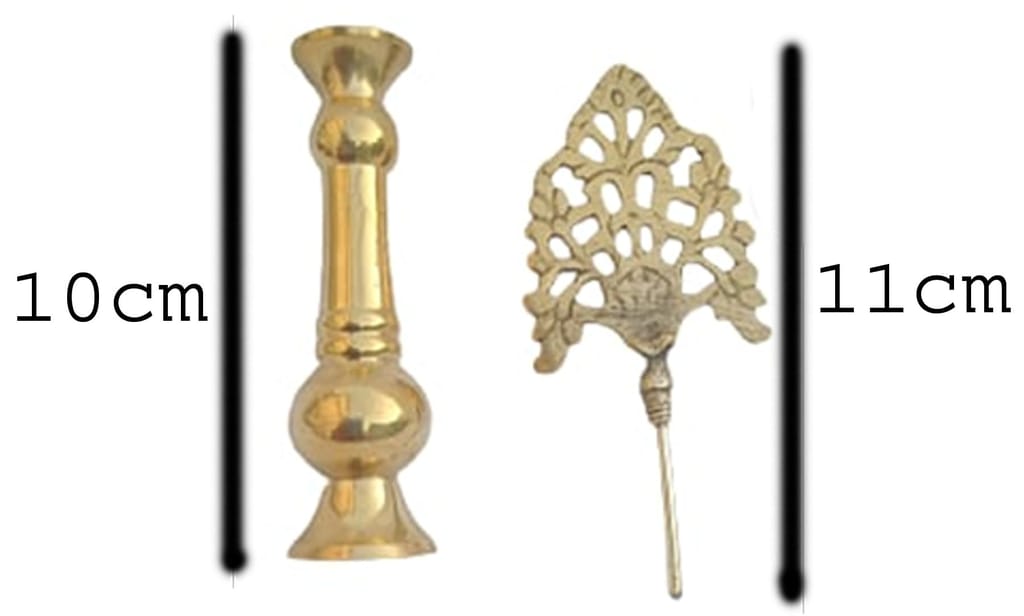 Mii Art Brass surmedani with 2 packed bareilly special surma use in eyes makeup(Color-red)(Material-Brass)(size-11cm,medium) Pack of 1 pcs. view 2