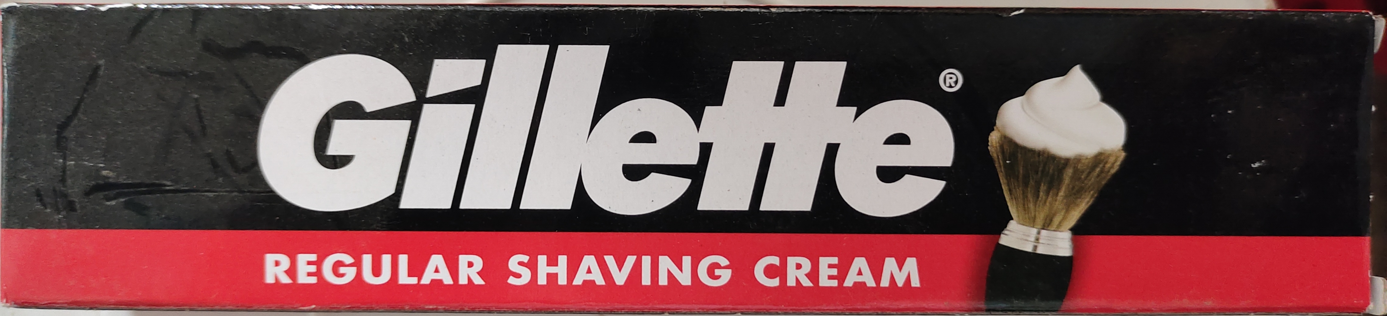 Gillette regular shaving cream