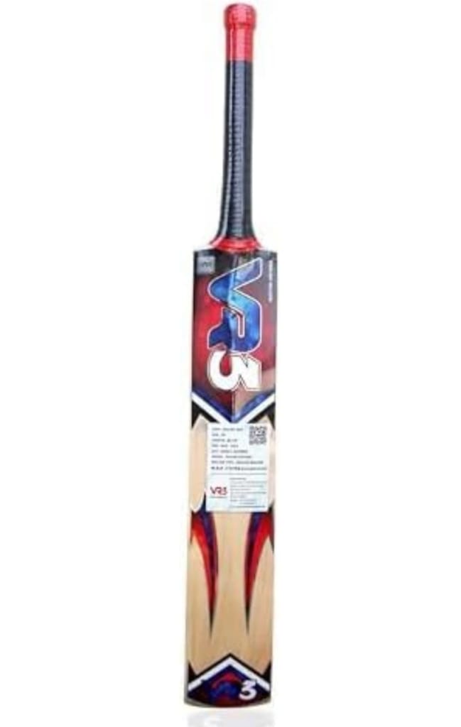 "VR3 English Willow Cricket Bat - Perfect for Professional Players - High-Quality and Durable" view 2