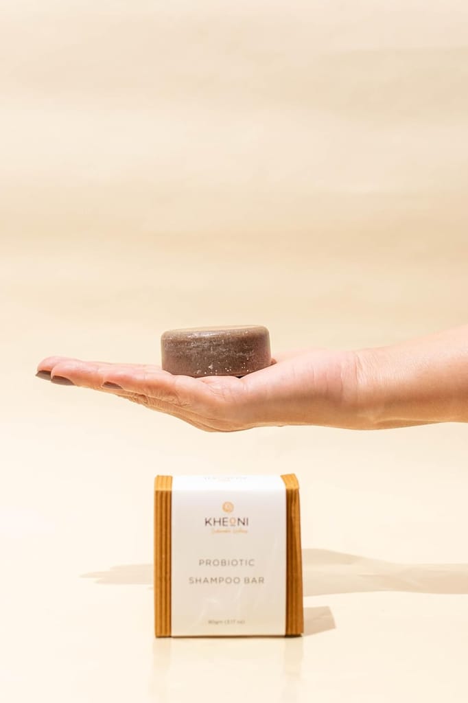 Probiotic Lemongrass Active Bathing Bar and Shampoo Bar Soaps Combo Set | Natural Eco-Friendly, Chemical-Free Soap Deep Conditioning, Soft, Silky & Healthy Hair | Oil Control Deep Cleansing view 2