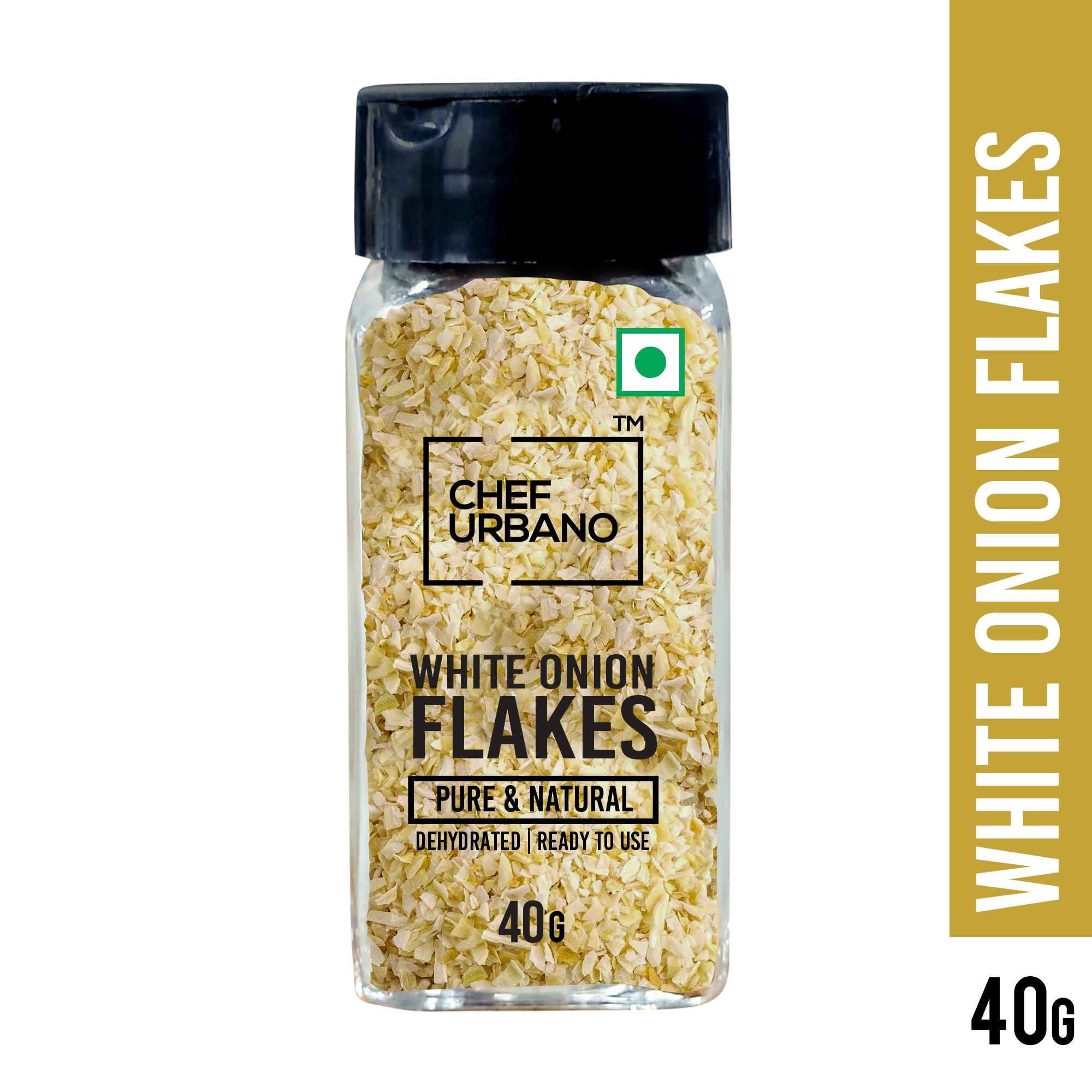 Chef Urbano Spices White Onion Flakes Sprinkler 40 Gms (MRP: Rs. 110/-) view 2