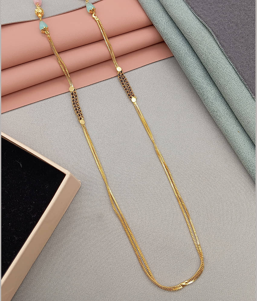 SHANKHRAJ MA LL Golden Mangalsutra ( Pack of 1 ) view 2
