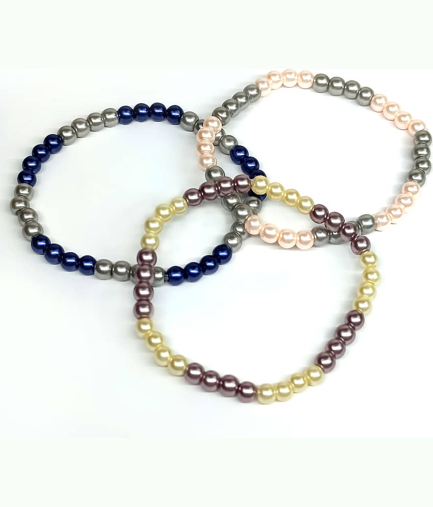 DAIVYA WELLNESS - Multicolor Bracelet ( Pack of 3 ) view 2