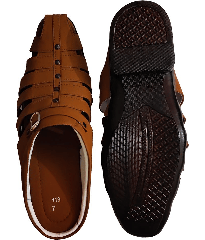 RAGE GAZE - Beige Men's Sandals view 2