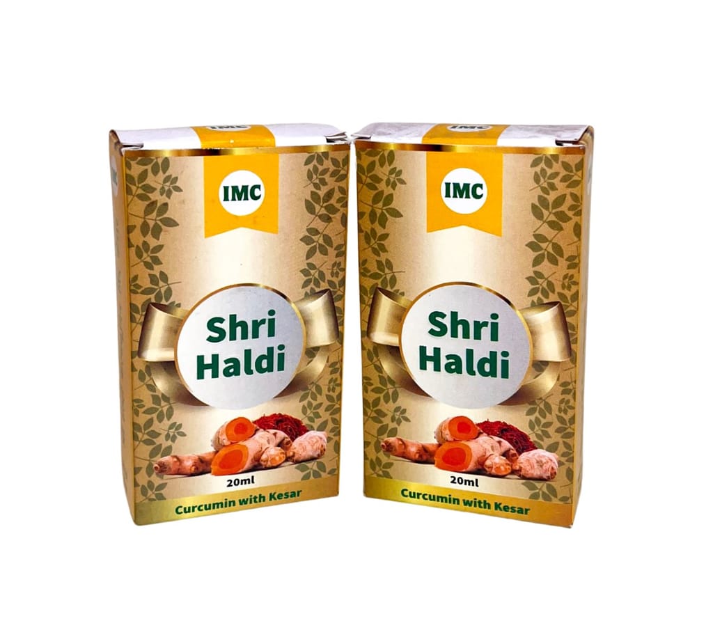 PNC Shri Haldi Drop For Fights Signs of Aging, Skin Related Diseases (Pack of 2 - 20 ML Each) view 2