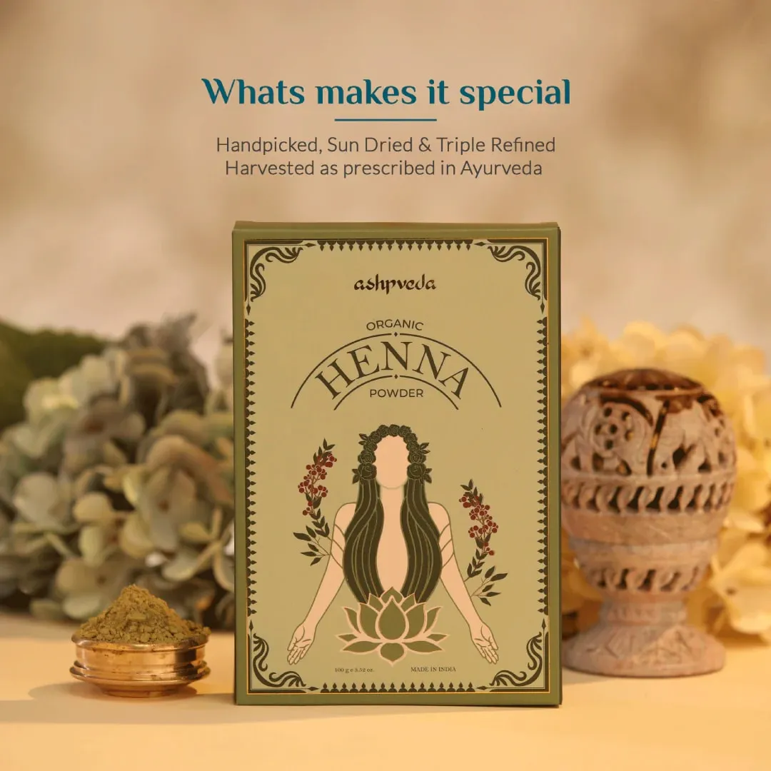 ashpveda Organic Henna Powder view 2