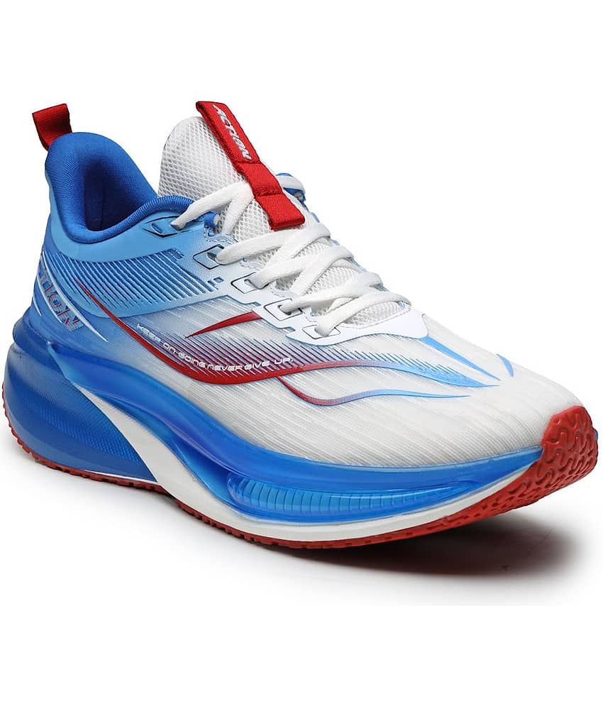 Action TURBO-2411 White Men's Sports Running Shoes view 2