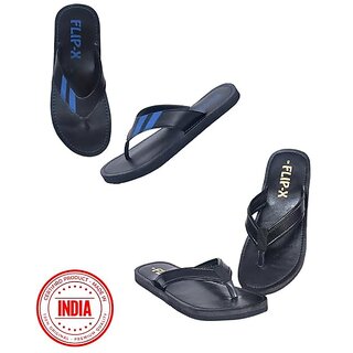 LEACO Men Premium Slipper Combo of 2 by Flip X Daily Comfort and Stylish Slipper Combo view 2