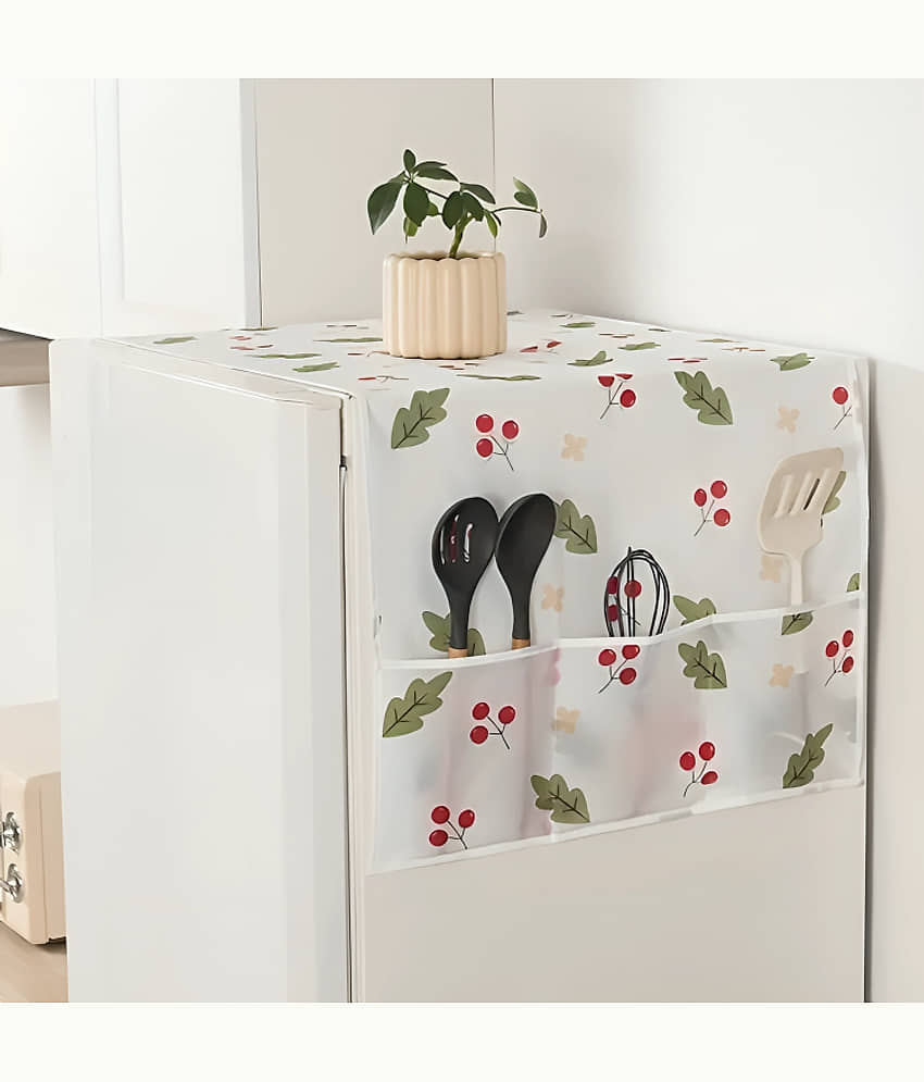 purple dust PVC Floral Fridge Covers ( 10 10 ) Pack of 1 - Assorted view 2