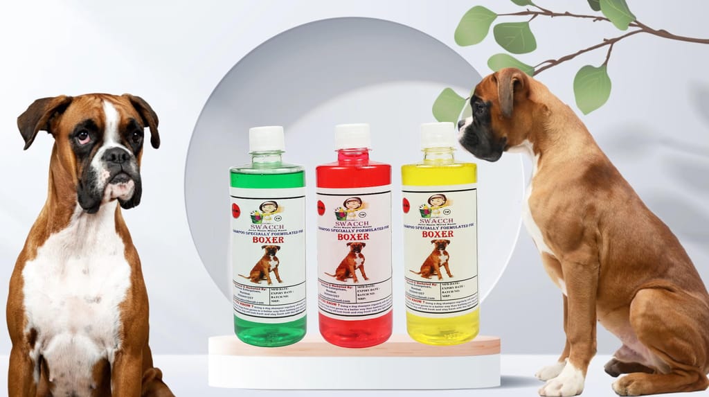 SWACCH Shampoo Specially FORMULATED for Boxer (500ML) (Combo Pack of 3) NEEM ALOVERA, Jasmine & Lemon view 2