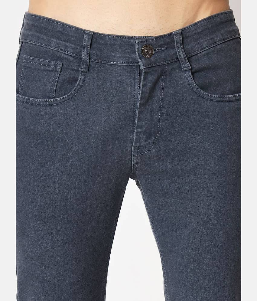 RAGZO - Grey Denim Slim Fit Men's Jeans ( Pack of 1 ) view 2