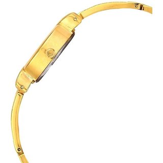 HRV women gold stil watch. view 2