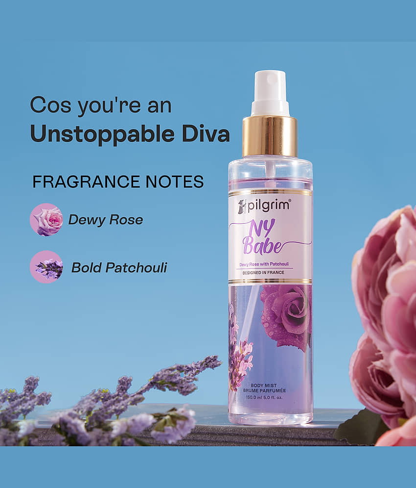 Pilgrim Ny Babe Fine Fragrance Body Mist Body Mist,For All Skin Type,150Ml (pack Of 1) view 2