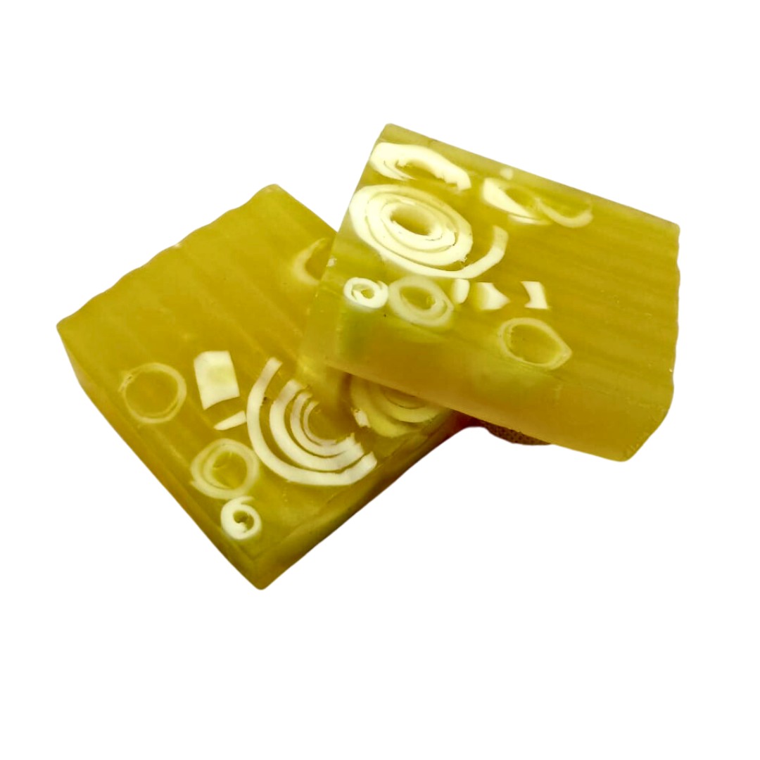 Haldi Chandan- Glycerin Luxury Handmade Soap with Sandalwood Essential Oil-110g