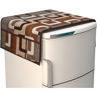 REVEXO Polyester Floral Pattern Fridge Covers view 2