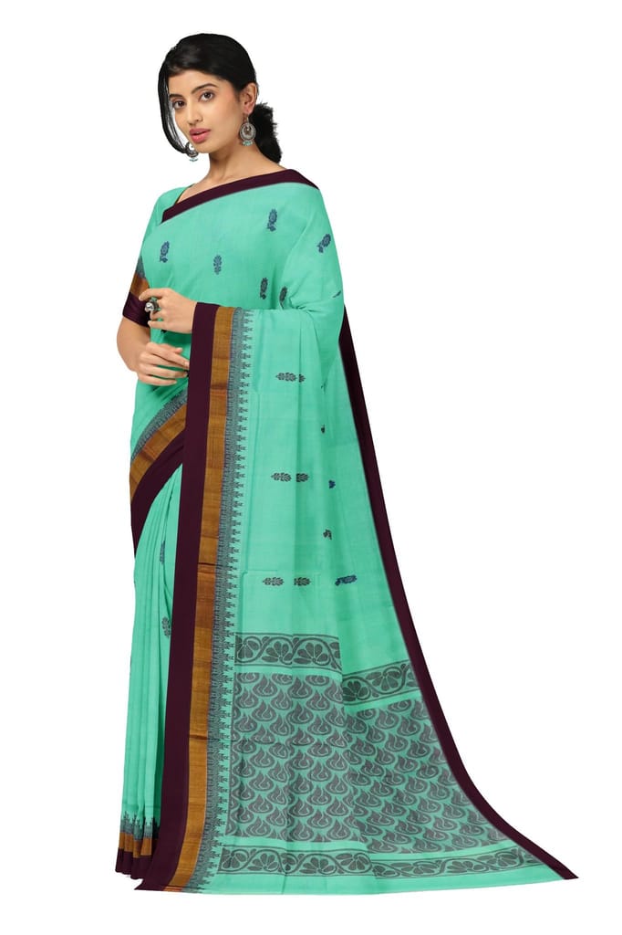 APCO Handloom (A Andhra Pradesh Govt Emporium)- Women's Traditional Pure Handloom Rajahmundry/Angara Cotton Saree | ACS0048 view 2