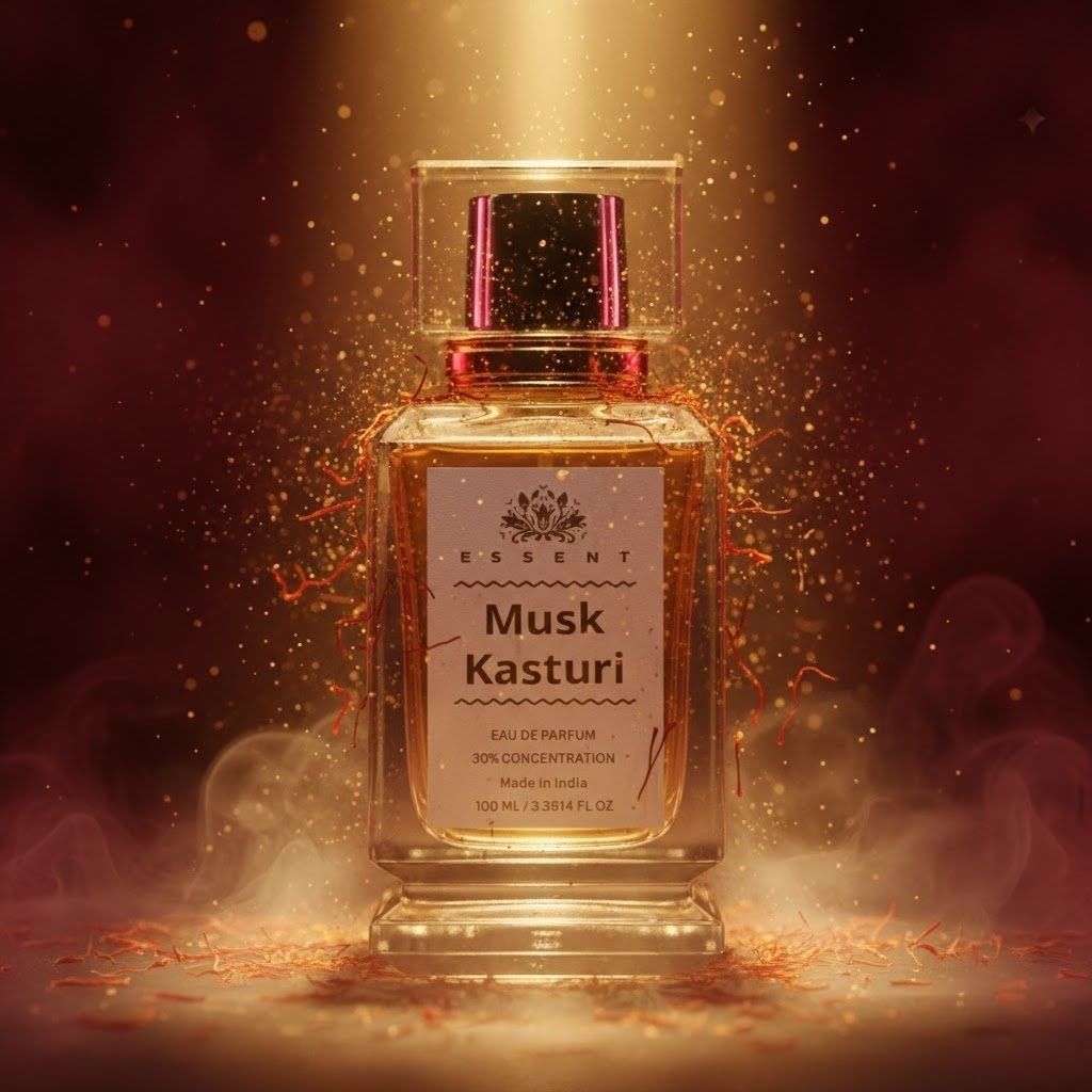 Essent Perfumes Musk Kasturi Eau de Parfum (EDP) – Traditional Kasturi Musk Long Lasting Perfume – Unisex Fragrance view 2