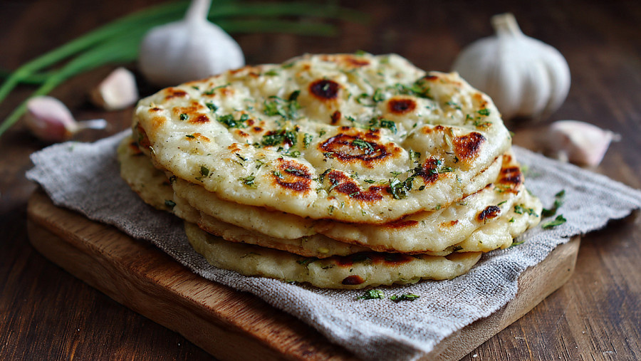 Garlic kulcha (1 pcs)