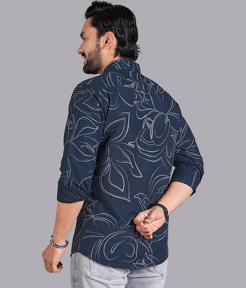 ADWYN PETER 100% Cotton Regular Fit Printed Full Sleeves Men's Casual Shirt - Multicolor 2 ( Pack of 1 ) view 2
