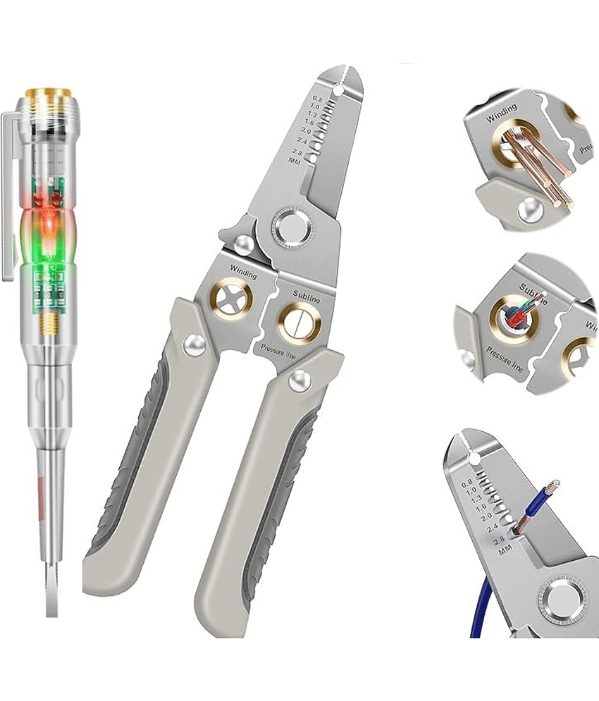 Special Wire Stripper for Electrician Decrustation Pliers Multi-functional wire stripper and cutter, wire cutter tool, wire cutter stripper, wire cutter plier, (WIRE STRIPPER)