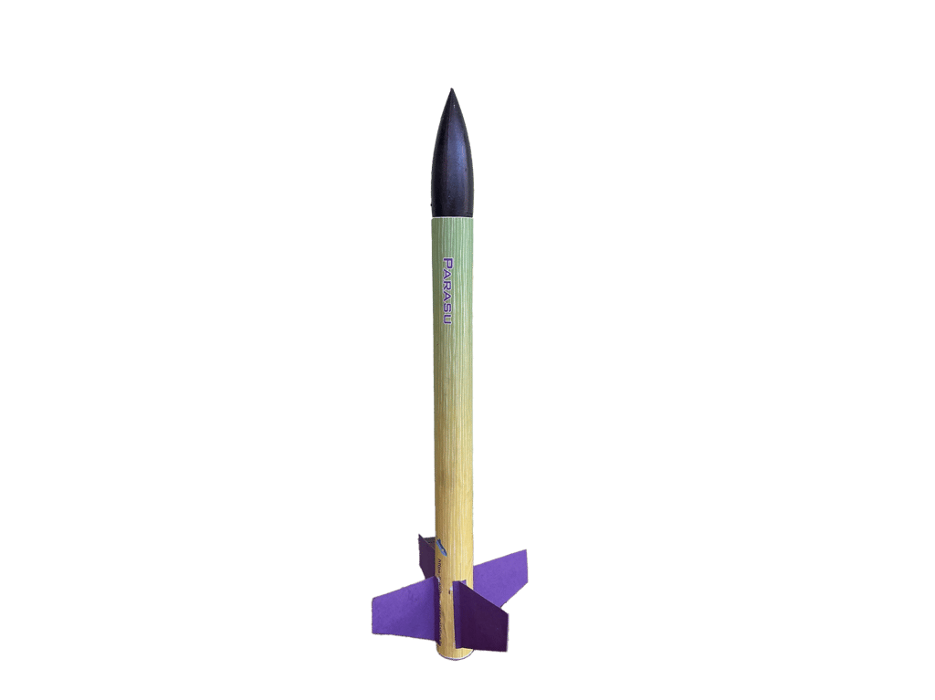 Parasu Model Rocket Kit for Adults and Children - Easy to Assemble and Fly - Includes Parachute and Recovery System