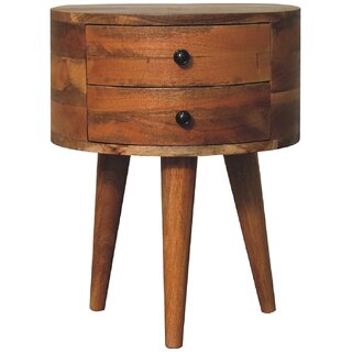 Odyssey Oak-ish Tripod Bedside view 2