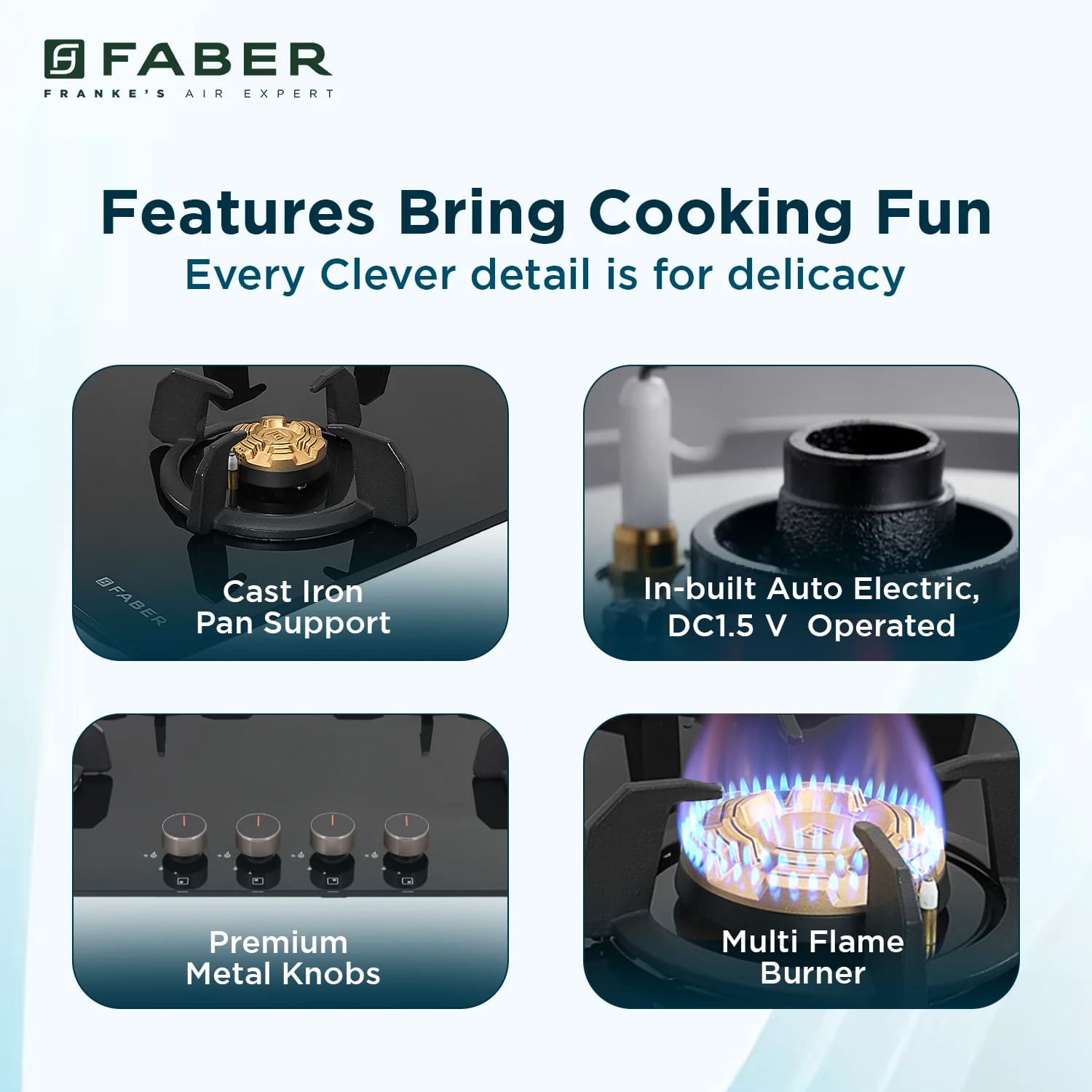 Faber Glass Hob Tops - Ultima Plus HT904 CRS BR CI AI view 2