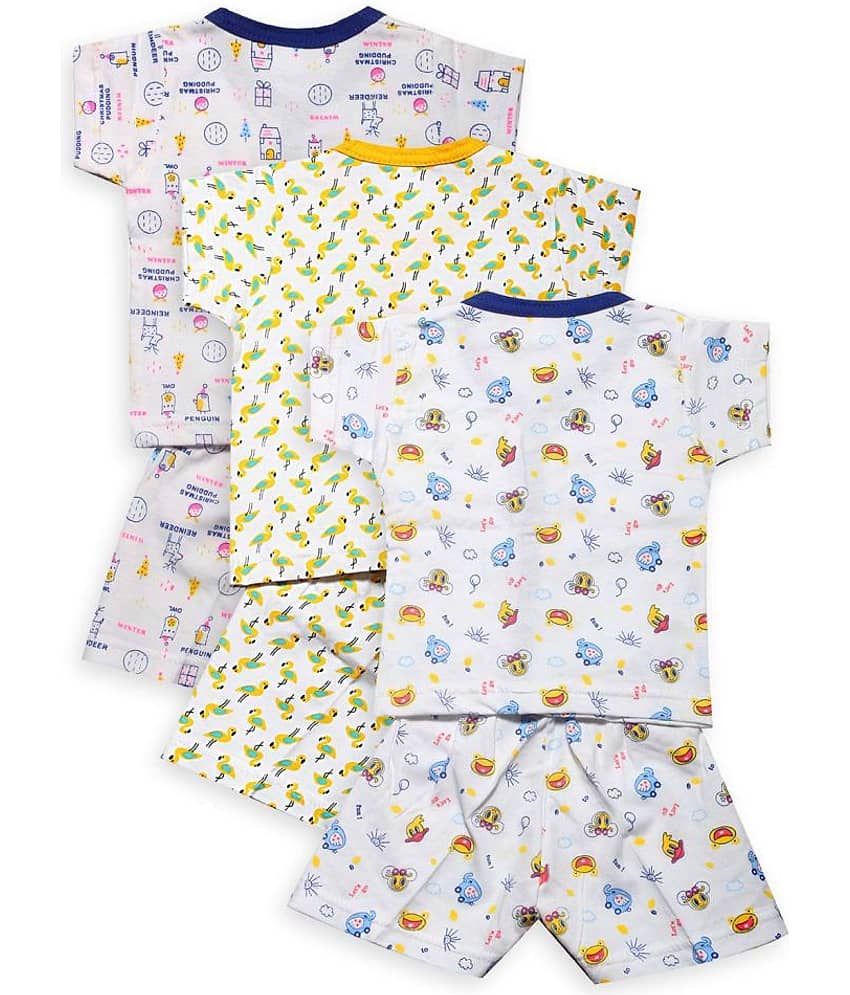 INFANT Unisex for Baby 100% Cotton T Shirts & Shorts ( Multi ) view 2