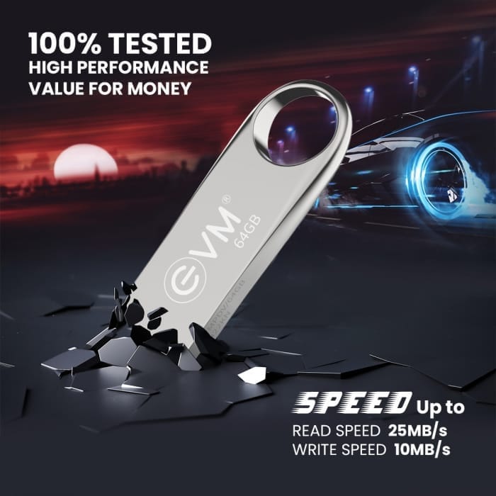 EVM 64 GB USB2.0 PENDRIVE view 2