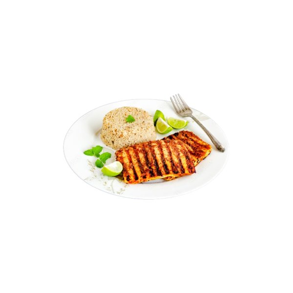 Grilled Paneer Steak With Peri Peri Sauce