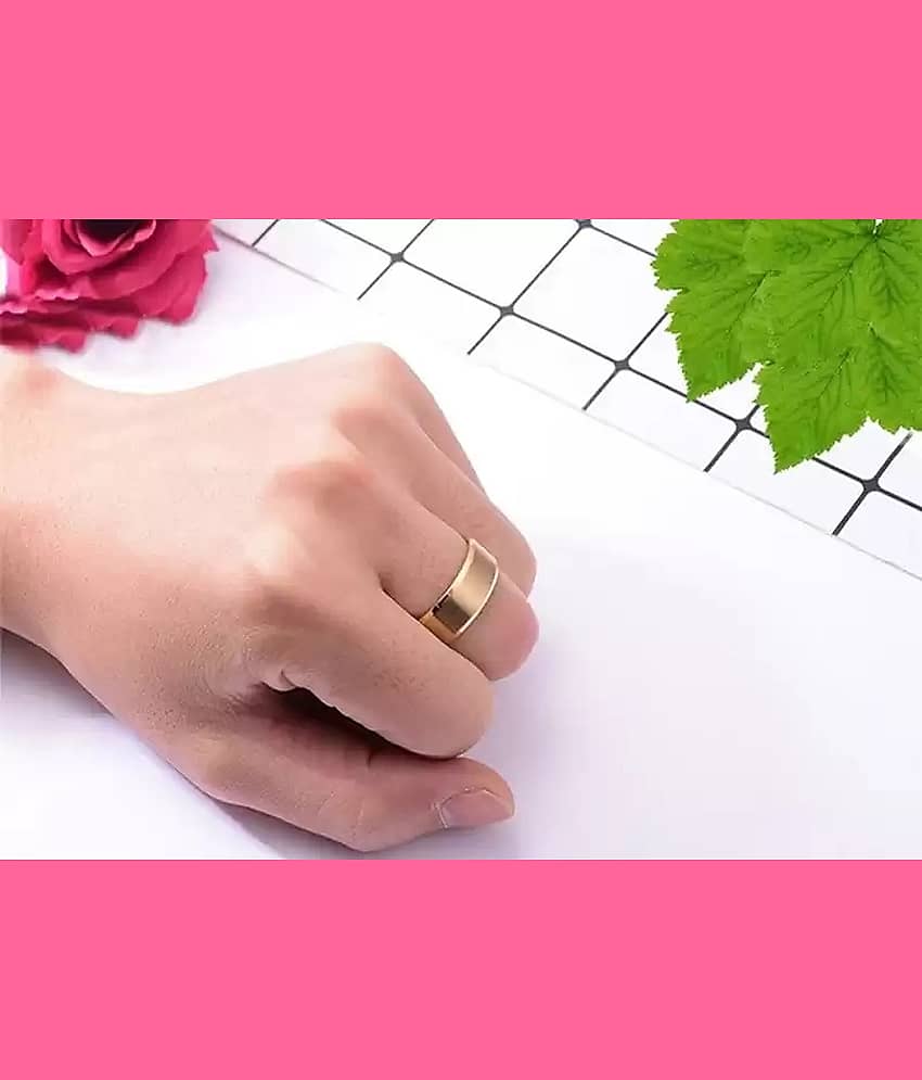 HEER COLLECTION - Gold Rings ( Pack of 1 ) view 2