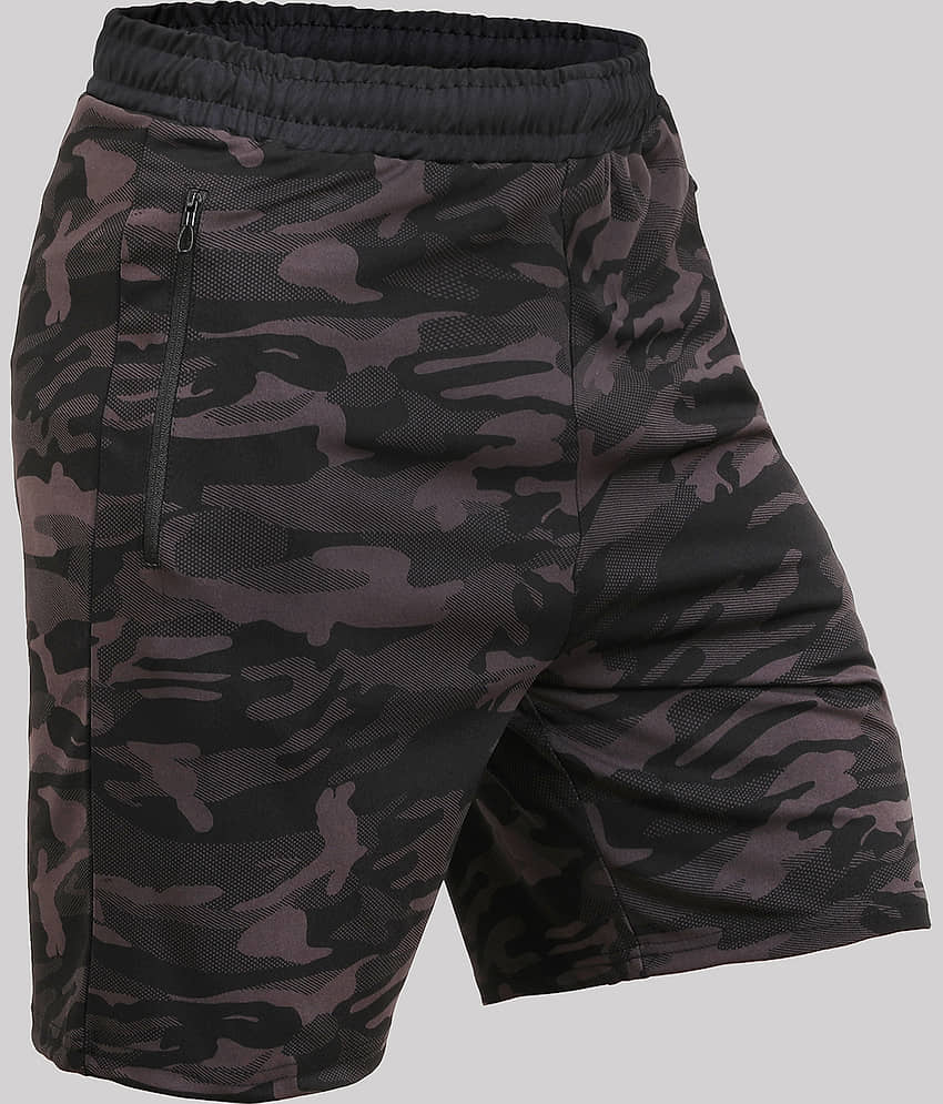 NEVER LOSE Grey Nylon Men's Cycling Shorts ( Pack of 1 ) view 2
