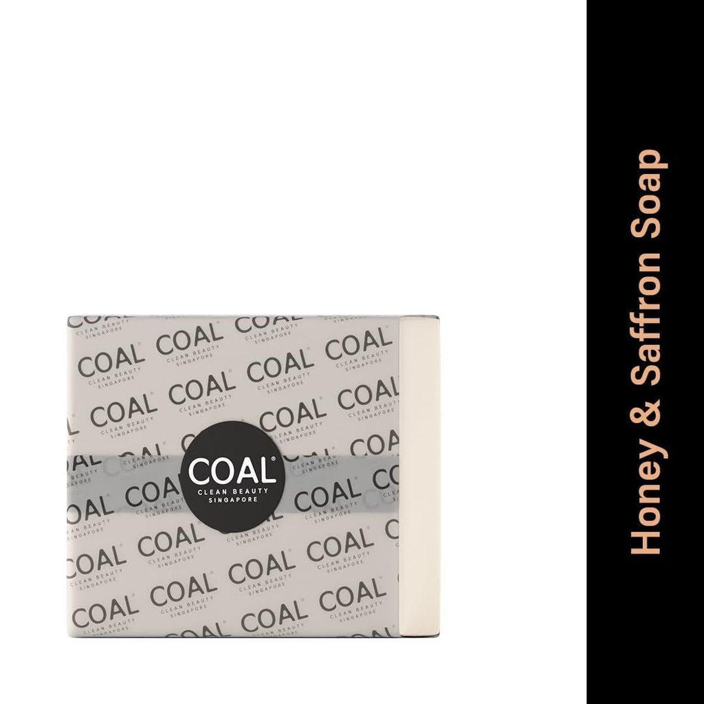 COAL Clean Beauty Honey & Saffron Soap | Anti-Bacterial & Moisturizes Skin | Men & Women | All Skin Types | 100g view 2