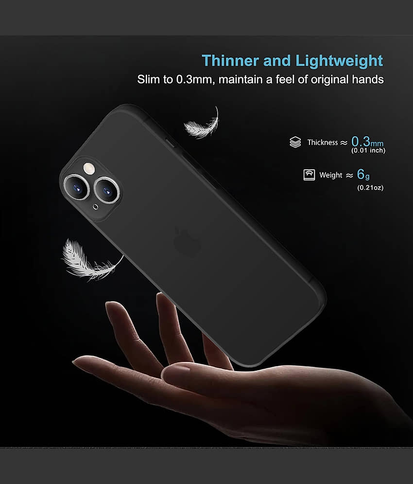 BIG WINGS Plain Cases Compatible For Polycarbonate Apple iPhone 15 Plus ( Pack of 1 ) view 2
