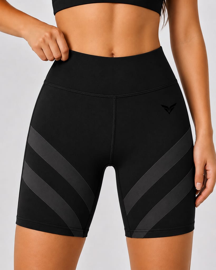 Shorts With Contrast Stripes view 2