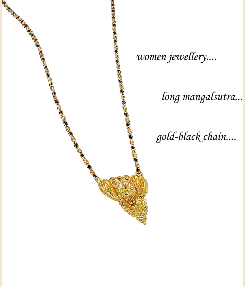 Shankhraj Mall Gold Plated Letest & Designer Mangalsutra For Women-100256 view 2