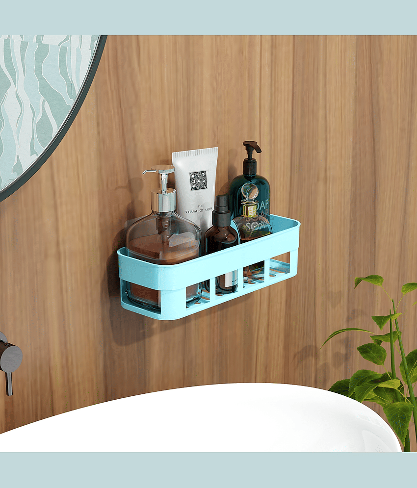 BLUE HOME AND KITCHEN Plastic Wall Hung Shelf view 2