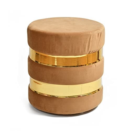 ShadowKart Ottoman Pouffes Stool for Living Room | Footrest Seat Pouf Puffy Foam Stool | Foot Stool Home Decoration view 2